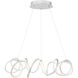 Alexander 1 Light 32 inch Satin Nickel Chandelier Ceiling Light