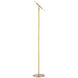 Tampa 71 inch 36 watt Satin Brass Floor Lamp Portable Light