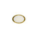 Vancouver 1 Light Gold Flush Mount Ceiling Light 