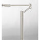 Dessau Turbo 10 inch 10 watt Satin Nickel Floor Lamp Portable Light 