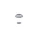 Zenith 1 Light Silver and Chrome Pendant Ceiling Light