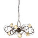 Caprice 6 Light 26 inch Bronze Chandelier Ceiling Light