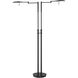Dessau Turbo 40 inch 13 watt Museum Black Floor Lamp Portable Light